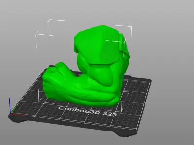 Tiger Dozer bust  3D print model