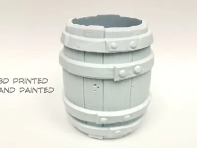 Barrel box  3D print model