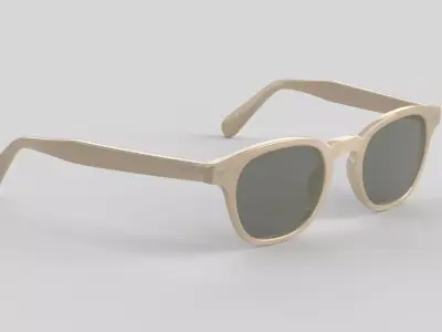 Paloma Eyewear Glasses Low-poly 3D model