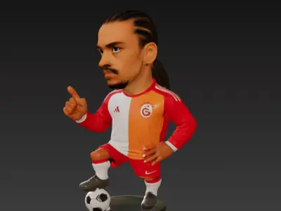 Leroy Sane Chibi Style 3D Model 3D print model