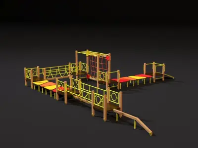 Sports complex 24 3D model
