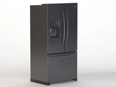 Frigidaire Gallery 27 2 Cu Ft French Door Refrigerator 3D model