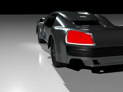 Imortalis320 sports car 3D model
