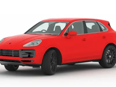 Porsche Cayenne  3D model by harishdavid07