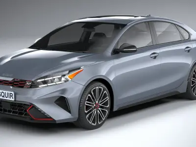 Kia Forte GT 2022 3D model