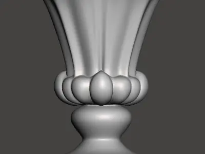 Decorative vase - 3d model for CNC - DecorativeVase001 3D print model