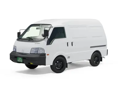 Mazda Bongo Van Marukosi 2000 Low-poly 3D model