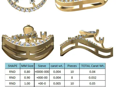 DROP SHAPE PENDENT  3D print model