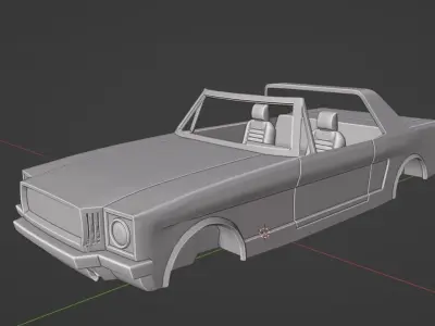 pole position car 3D print model