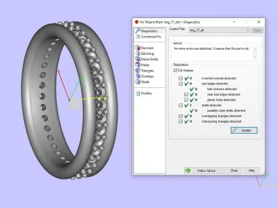 Womens designer diamond eternity ring  wedding ring jewelry Free 3D print model