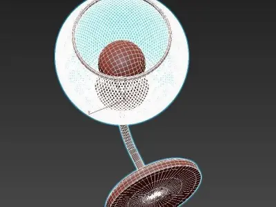 bra-de-markt-city-vita-220022101 mesh wall sconce 3D model