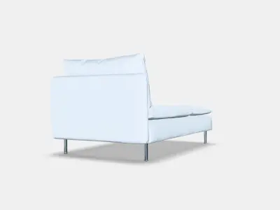 SODERHAMN Cover for chaise longue 2 3D model