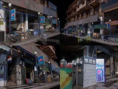 BURNSROAD CAFE  3D model