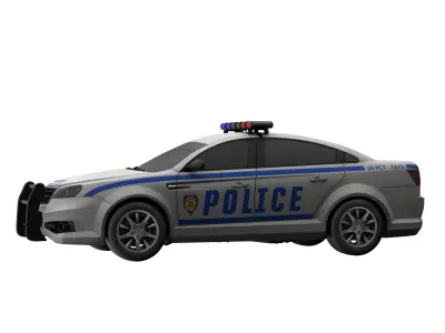 Chevrolet Cruze police 3D model