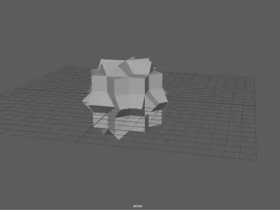 fractal cube2  Free 3D model