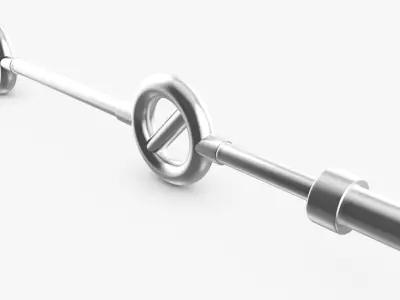 Barbell 3D Model 3D model