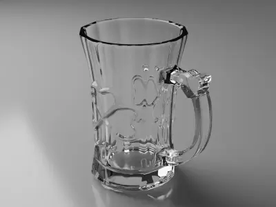 High-end 3d Glass Model Free 3D model