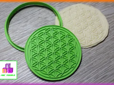 Flower of life cookie cutter  Free 3D print model
