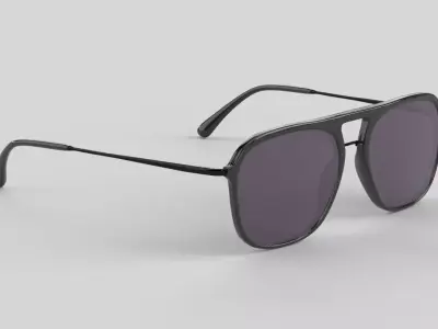 Zurich Eyewear Glasses Low-poly 3D model