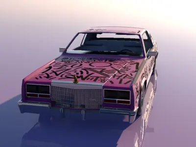 7 Rings Car - Sweetener World Tour Ariana Grande  3D model