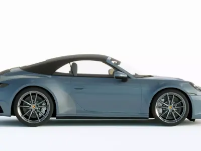 Porsche 911 Carrera 4s cabrio 2019 3D model