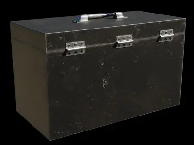 Suitcase for garage tools - FREE Free low-poly 3D model