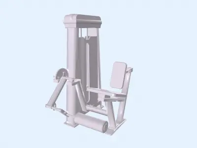 Legextension machine 3D model