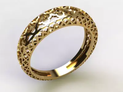 Ring Sport VanCleef 3D print model