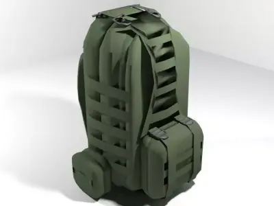 Backpack - Military 3D model