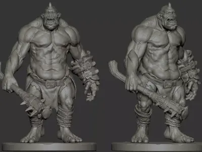 Ogre Highpoly monster 3D model