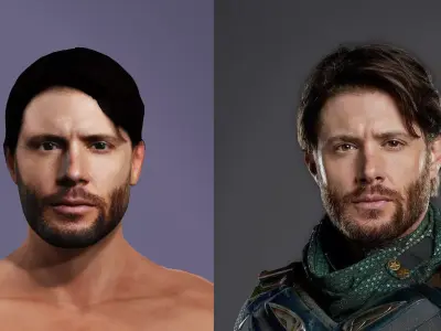 Soldier Boy Jensen Ackles 3D Mode 3D model