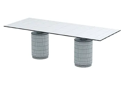 Mandarin Dining Table 3D model