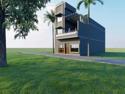 3d model of residential House  3D model