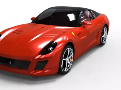 Ferrari f599 GTO 3D model