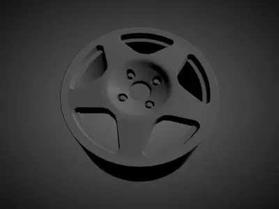 SPEEDLINE CORSE SL 848 scalable and printable rims 3D print model