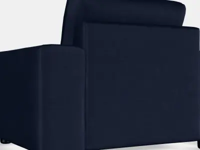 VIMLE Armchair 5 Low-poly 3D model