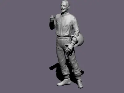 Ken Miles Statue 3D print model