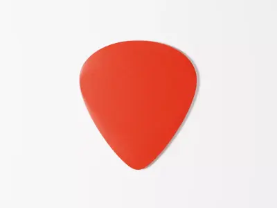 Guitar Pick - High-Quality  Free low-poly 3D model