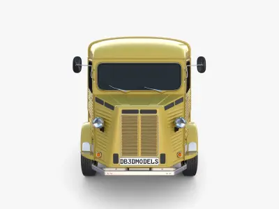 Generic 40s Van Pick Up v2 3D model