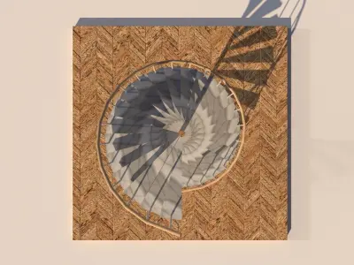 Types of Staircase 3D model