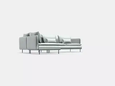 SODERHAMN Corner sofa 4-seat 1 3D model