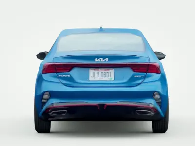 KIA Forte GT 2024 Low-poly 3D model