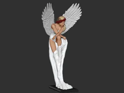 Angel by Benjamin victor artist 3D print model