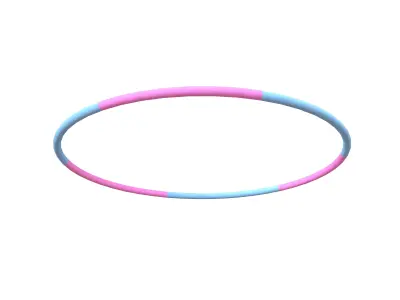 Body Hoops V1 002 Low-poly 3D model