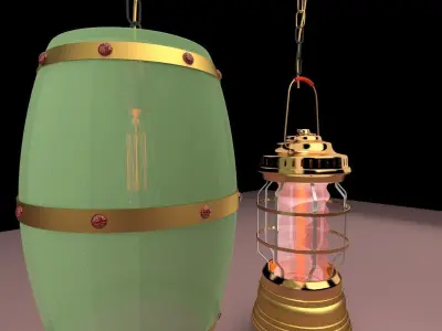 Chinese lantern 3D model