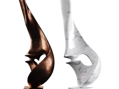 Sculpture Low-poly 3D model get