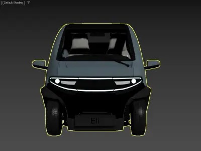 Eli car Low-poly 3D model