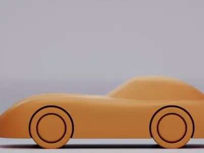 Sport Car 3D Print Model Free 3D print model