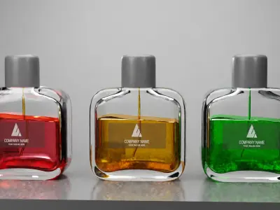 Parfume bottle - Spray bottle High detail  3D model