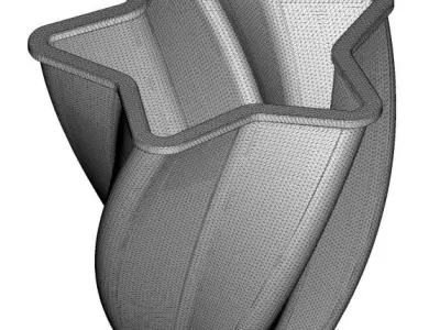 Classic Attractive Star Vase 3D print model